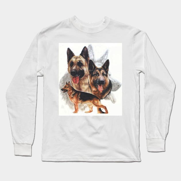 German Shepherd Long Sleeve T-Shirt by BarbBarcikKeith